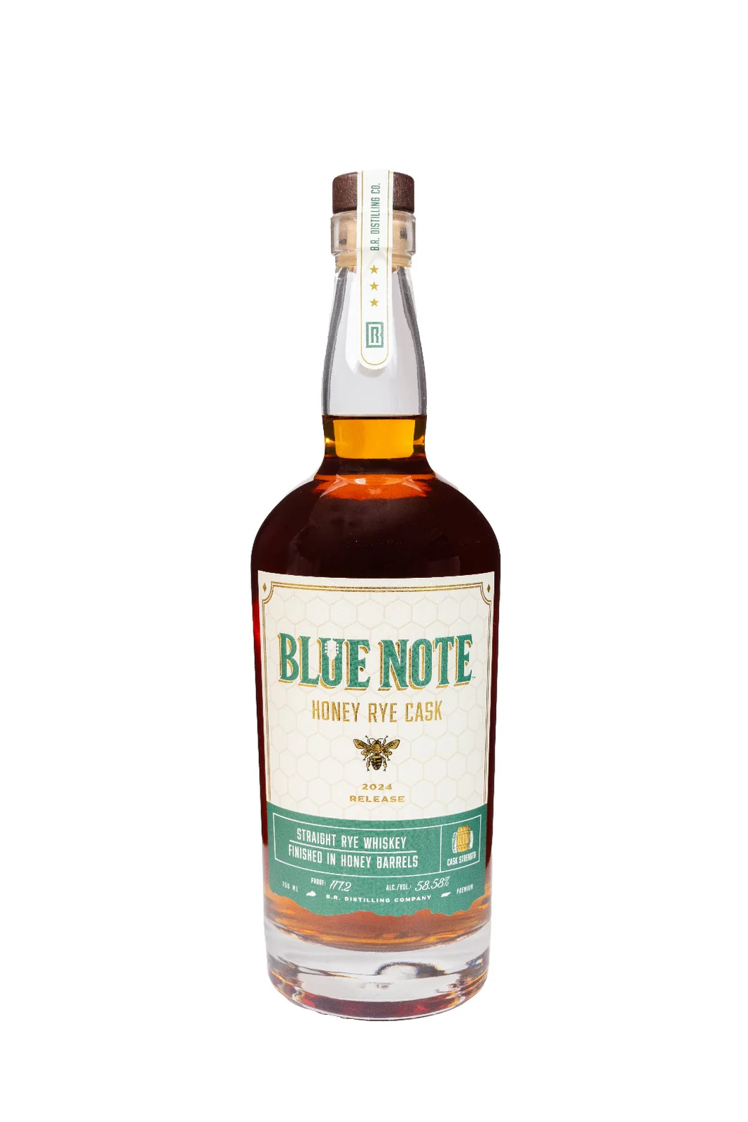 Blue Note Honey Rye Cask Whiskey 750ml