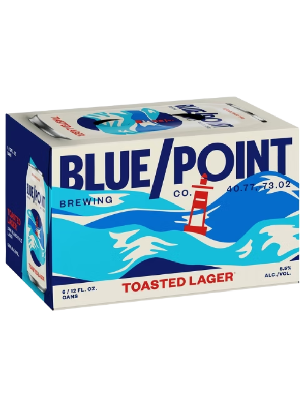 Blue Point Toasted Lager 12oz 6pk Cn