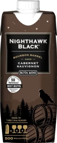 Bota Mini Nighthawk Black Cabernet Tetra 500ml