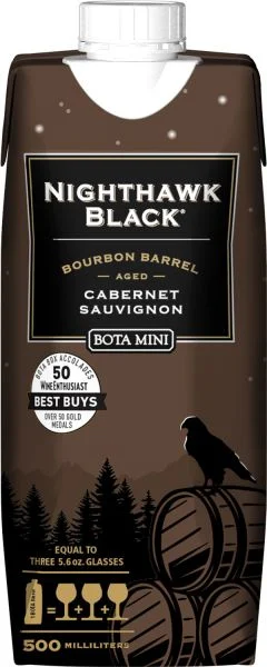 Bota Mini Nighthawk Black Cabernet Tetra 500ml