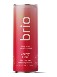 Brio Cherry Lime THC 10mg 16oz 4pk Cn