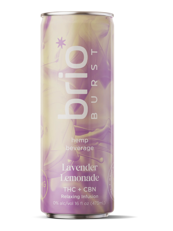 Brio Lavender Lemonade THC 10mg 16oz 4pk Cn