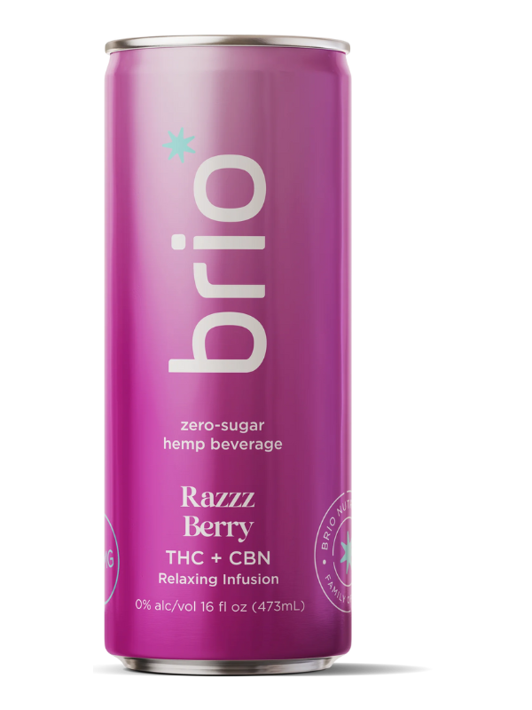 Brio Razz Berry THC 10mg 16oz 4pk Cn