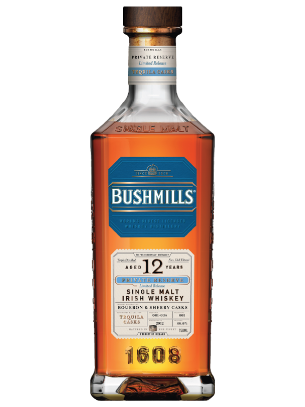Bushmills 12yr Private Reserve Single Malt Irish Whiskey 750ml