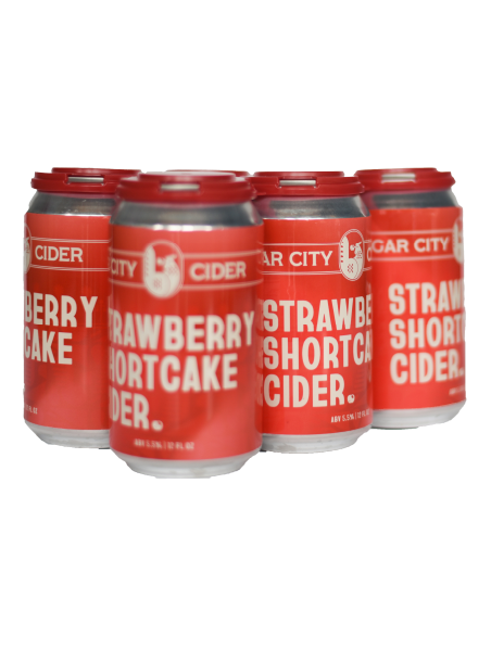 Cigar City Cider Strawberry Shortcake 16oz 4pk Cn