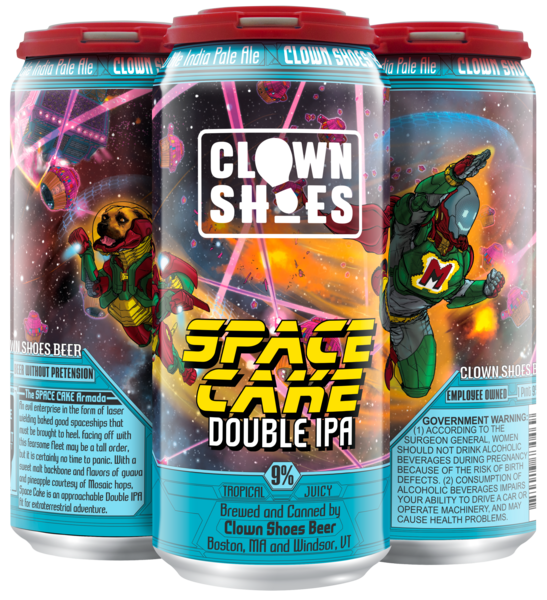 Clown Shoes Space Cake Double IPA 16oz 4pk Cn