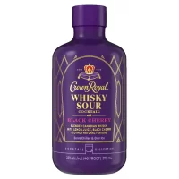 Crown Royal Black Cherry Whisky Sour Cocktail 375ml