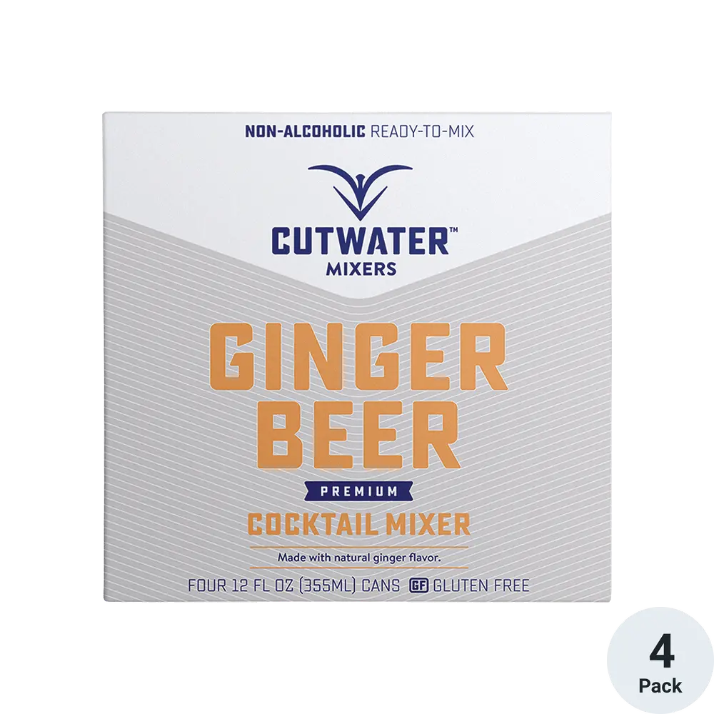 Cutwater Ginger Beer NA Mixer 12oz 4pk Cn