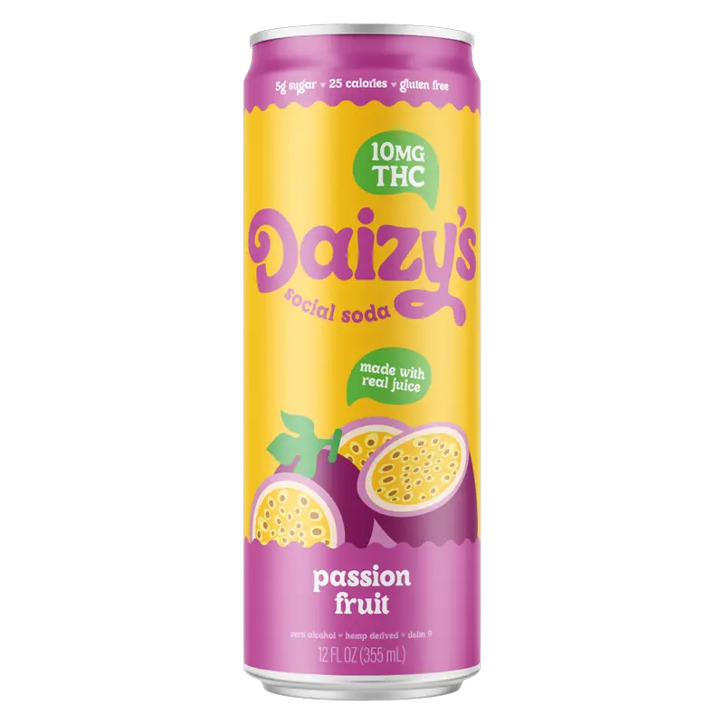 Daizys THC 10mg Passion Fruit 4pk Can