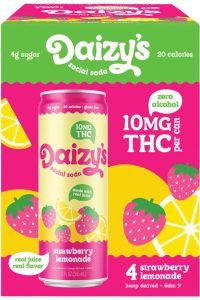 Daizys THC 10mg Strawberry Lemonade 4pk