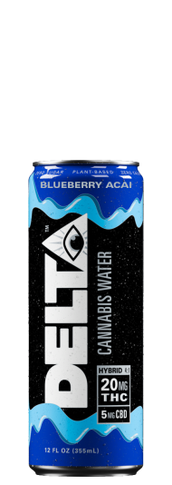 Delta 20MG THC Infused Blueberry Acai 12oz 4pkCn