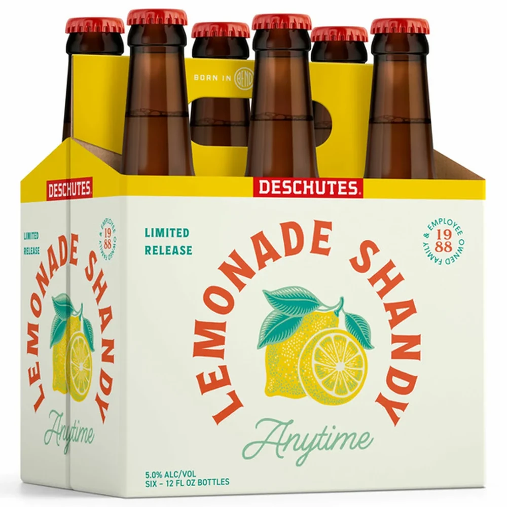 Deschutes Anytime Lemonade Shandy 12oz 6pk Btls Deschutes Anytime Lemonade Shandy 12oz 6pk Btls