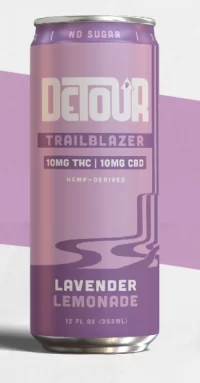 Detour Trailblazer Lavender Lemonade THC 10mg 12oz 4pk Cn