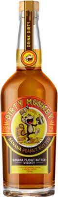 Dirty Monkey Banana Peanut Butter Whiskey 750ml