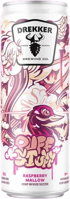 Drekker THC 10mg Raspberry Mallow 4pk