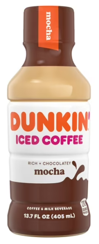 Dunkin Donuts Mocha 13.7 oz