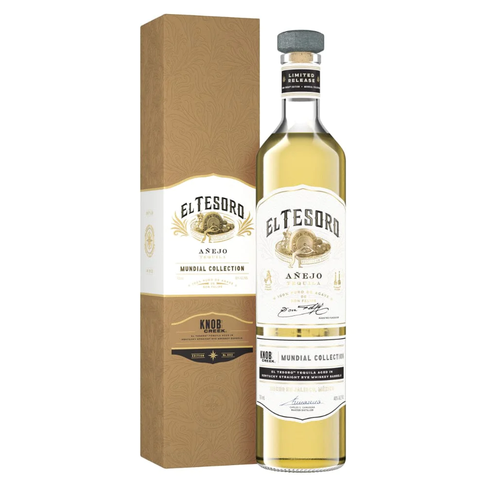 El Tesoro Mundial Knob Creek Rye Edition Anejo Tequila
