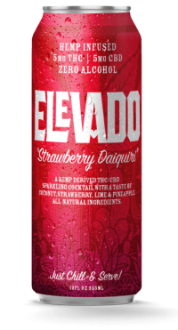 Elevado D9 Strawberry Daiquiri 5mg THC 12oz 4pk Cn