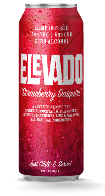 Elevado D9 Strawberry Daiquiri 5mg THC 12oz 4pk Cn
