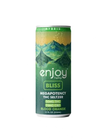 Enjoy Hemp Bliss Blood Orange THC Seltzer 50mg 12oz Single
