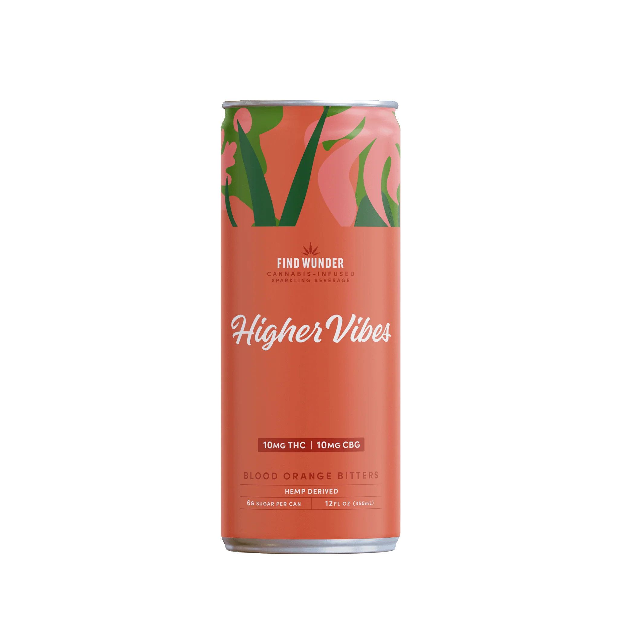 Find Wunder Higher Vibes THC 10mg Blood Orange Bitters 12oz 4pk Cns