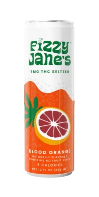 Fizzy Jane's Blood Orange 5mg THC Seltzer 12oz 4pk Cn