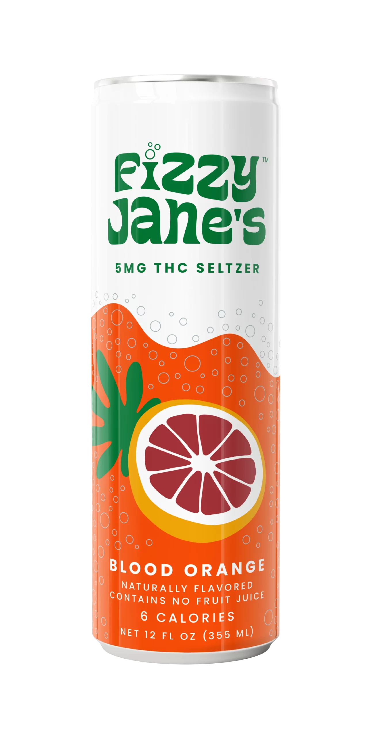 Fizzy Jane's Blood Orange 5mg THC Seltzer 12oz 4pk Cn