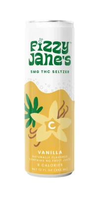 Fizzy Jane's Vanilla 5mg THC Seltzer 12oz 4pk Cn