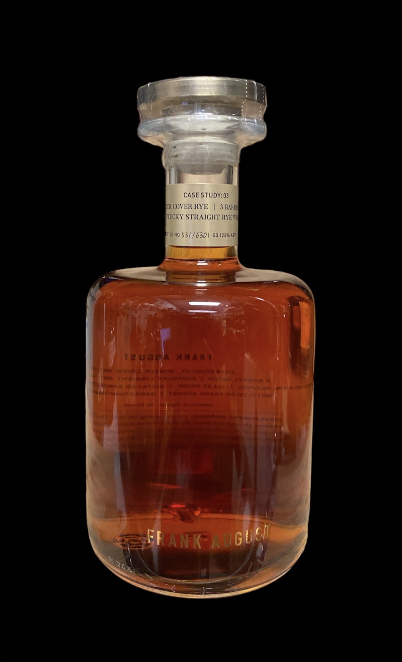 Frank August Case Study 03 Winter Cove Rye 750ml Frank August Case Study 03 Winter Cove Rye 750ml