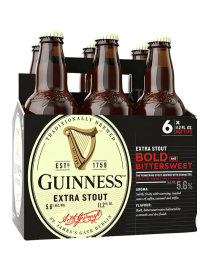 Guinness Extra Stout 12oz 6pk Btl