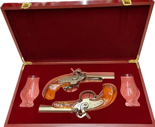 H Deringer Bourbon Pistol Set of 2 200ml