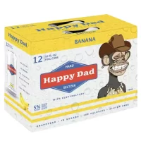 Happy Dad Seltzer Banana 12oz 12pk Cn
