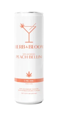 Herb & Bloom Peach Bellini 10mg THC 12oz 4pk Cn