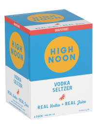 High Noon Hard Seltzer Grapefruit 12oz 4pk Cn
