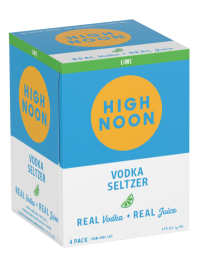 High Noon Hard Seltzer Lime 12oz 4pk Cn
