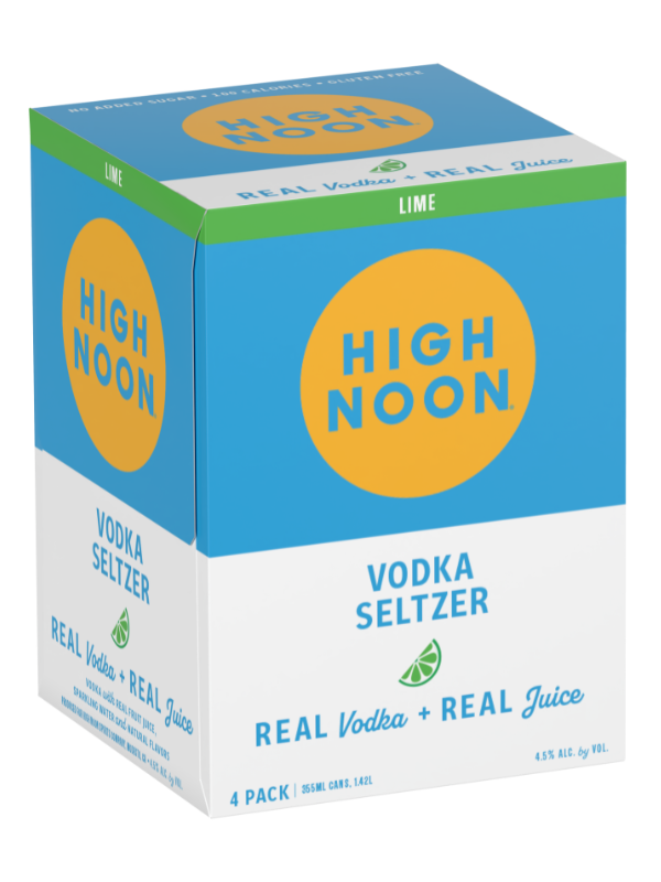 High Noon Tequila Seltzer Lime 4pk 12oz Can