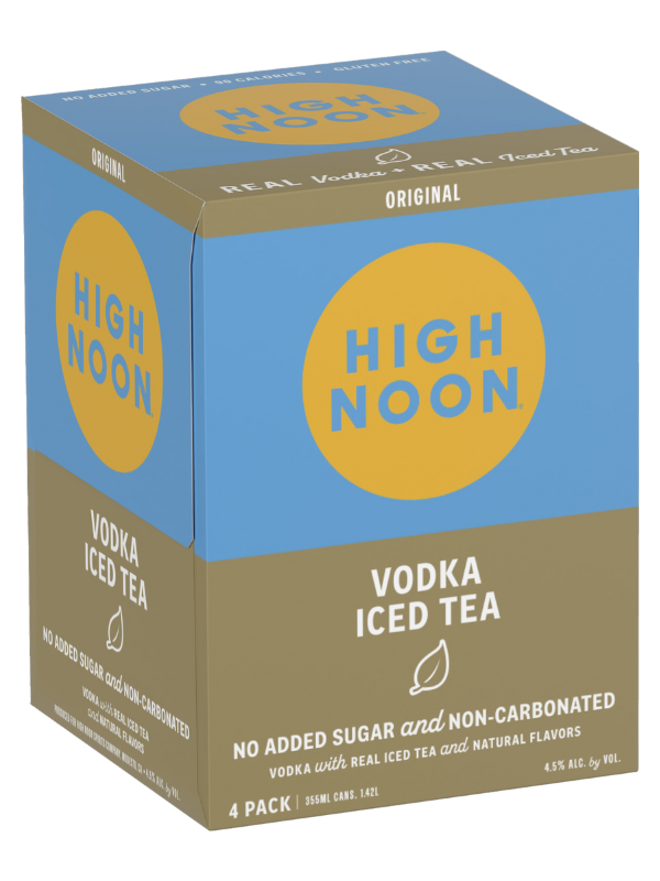 High Noon Vodka Iced Tea 12oz 4pk Cn