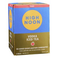 High Noon Vodka Peach Iced Tea 4pk 12oz Can