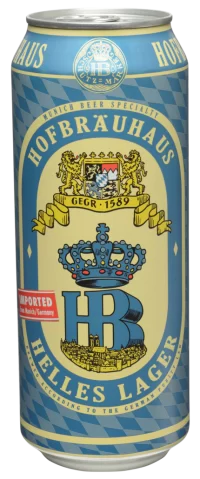 Hofbrau Hellas Lager 16oz 4pk Cn