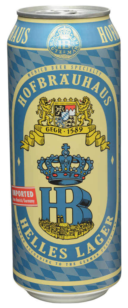 Hofbrau Hellas Lager 16oz 4pk Cn