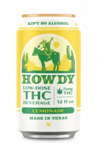 Howdy Lemonade THC 5Mg 12oz 4pk Cn