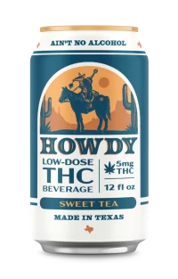 Howdy Sweet Tea THC 5Mg 12oz 4pk Cn