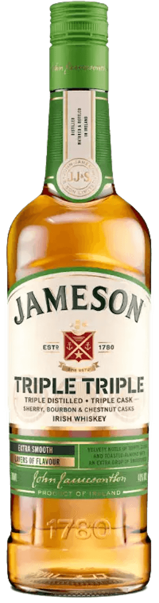 Jameson Irish Whiskey Triple Triple 750ml