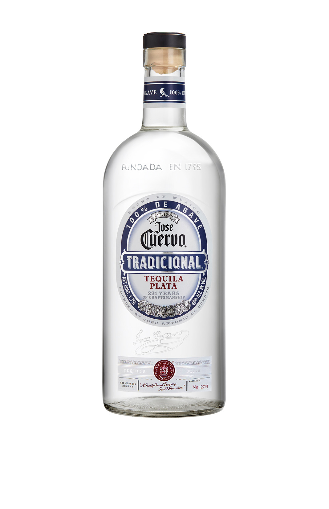 Jose Cuervo Tradicional Silver 1.75L - Bottle Shot (002)