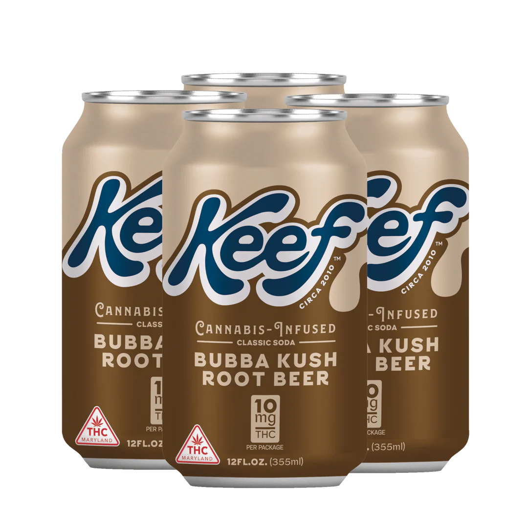 Keef THC 10mg Bubba Kush Root Beer 4pk