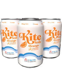 Kite Soda THC 10mg Orange 4Pk