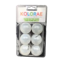 Kolorae Glow In The Dark Ping Pong Balls 6pk