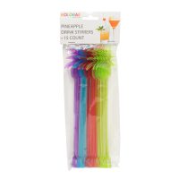 Kolorae Pineapple Drink Stirrers 15Ct