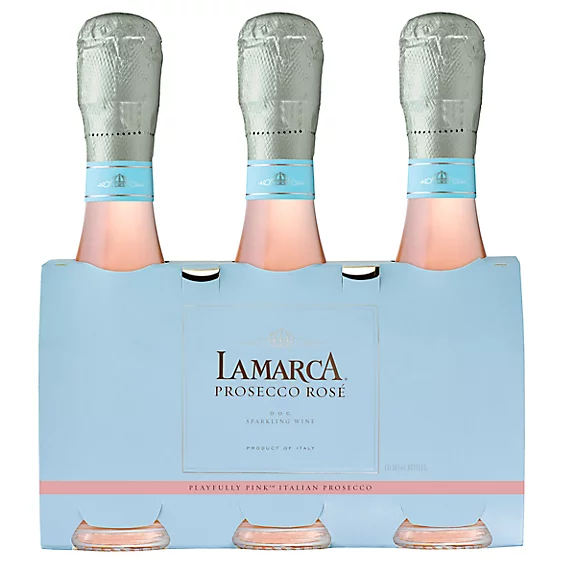 La Marca Prosecco Rose 187ml 3pk