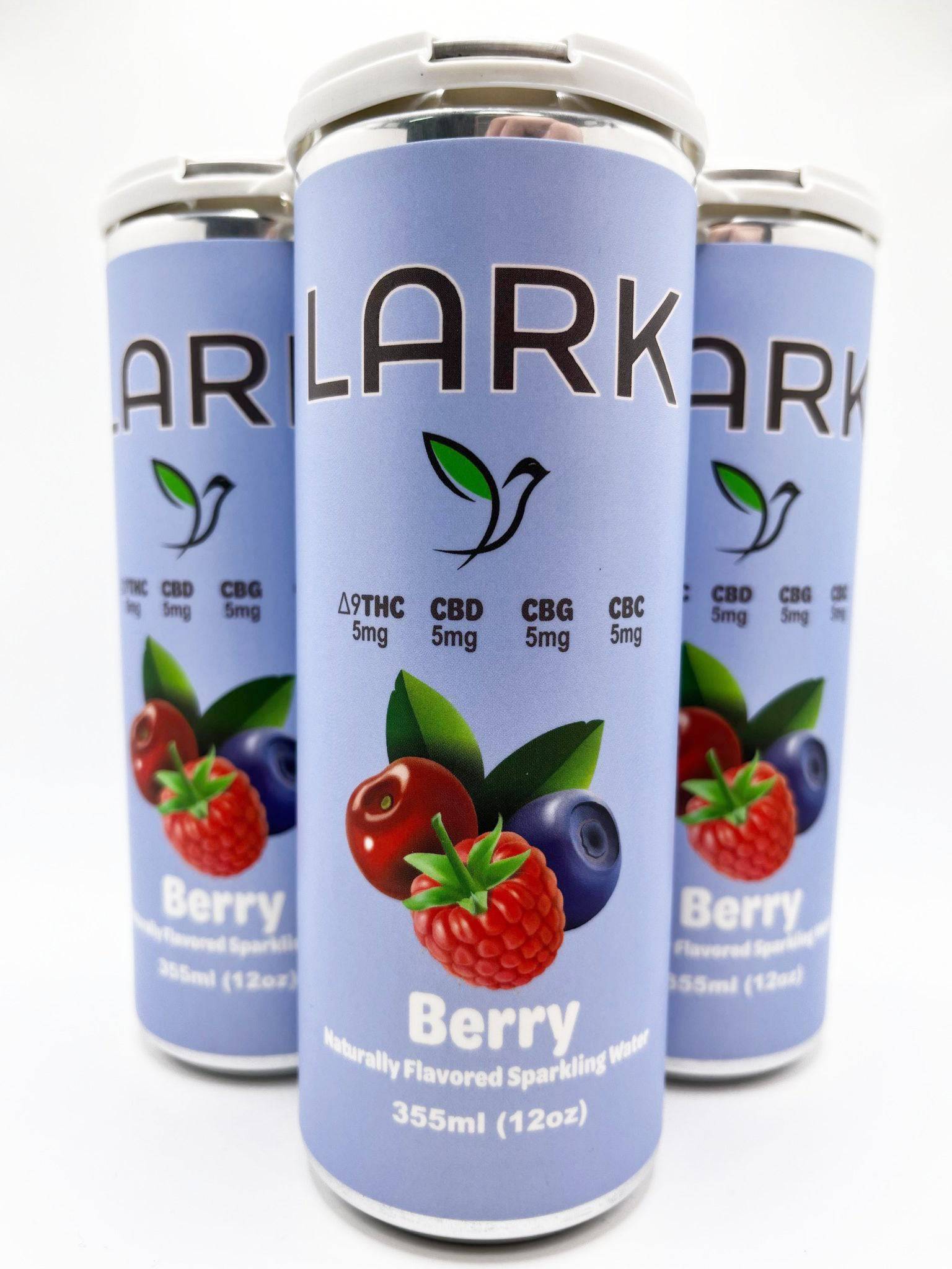 Lark D9 THC Berry Seltzer 5mg 12oz 4pk Cn